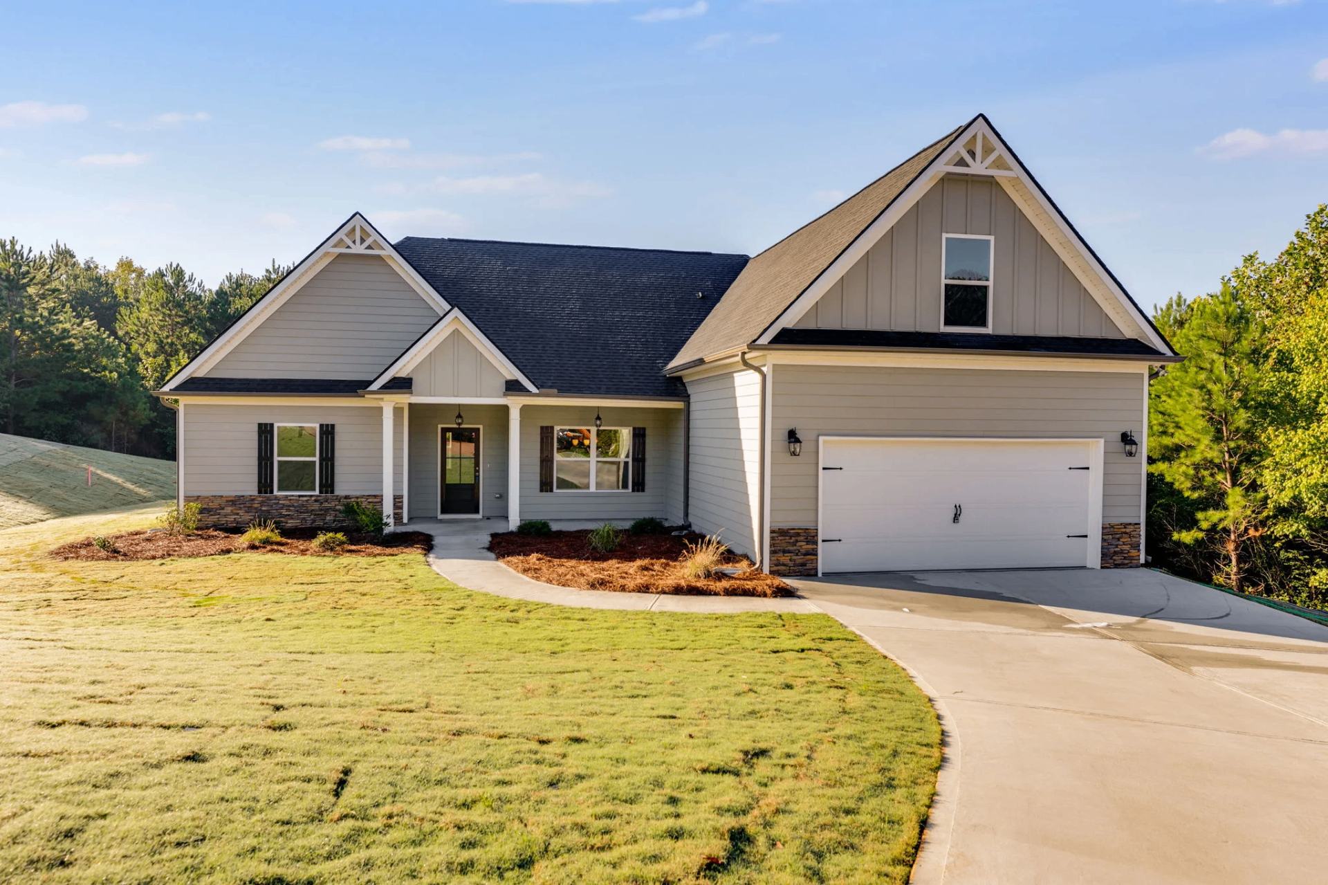 The Springdale floor plan exterior